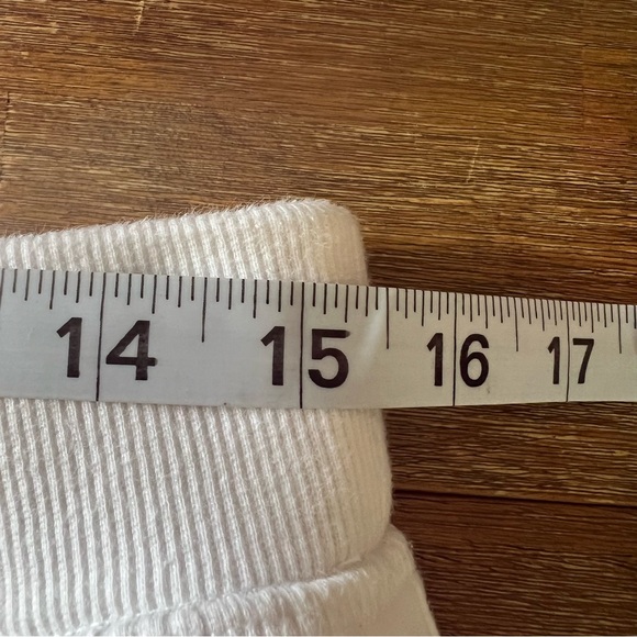 T by Talbots short mini skirt skort with zip pockets side slit white L - Picture 12 of 13